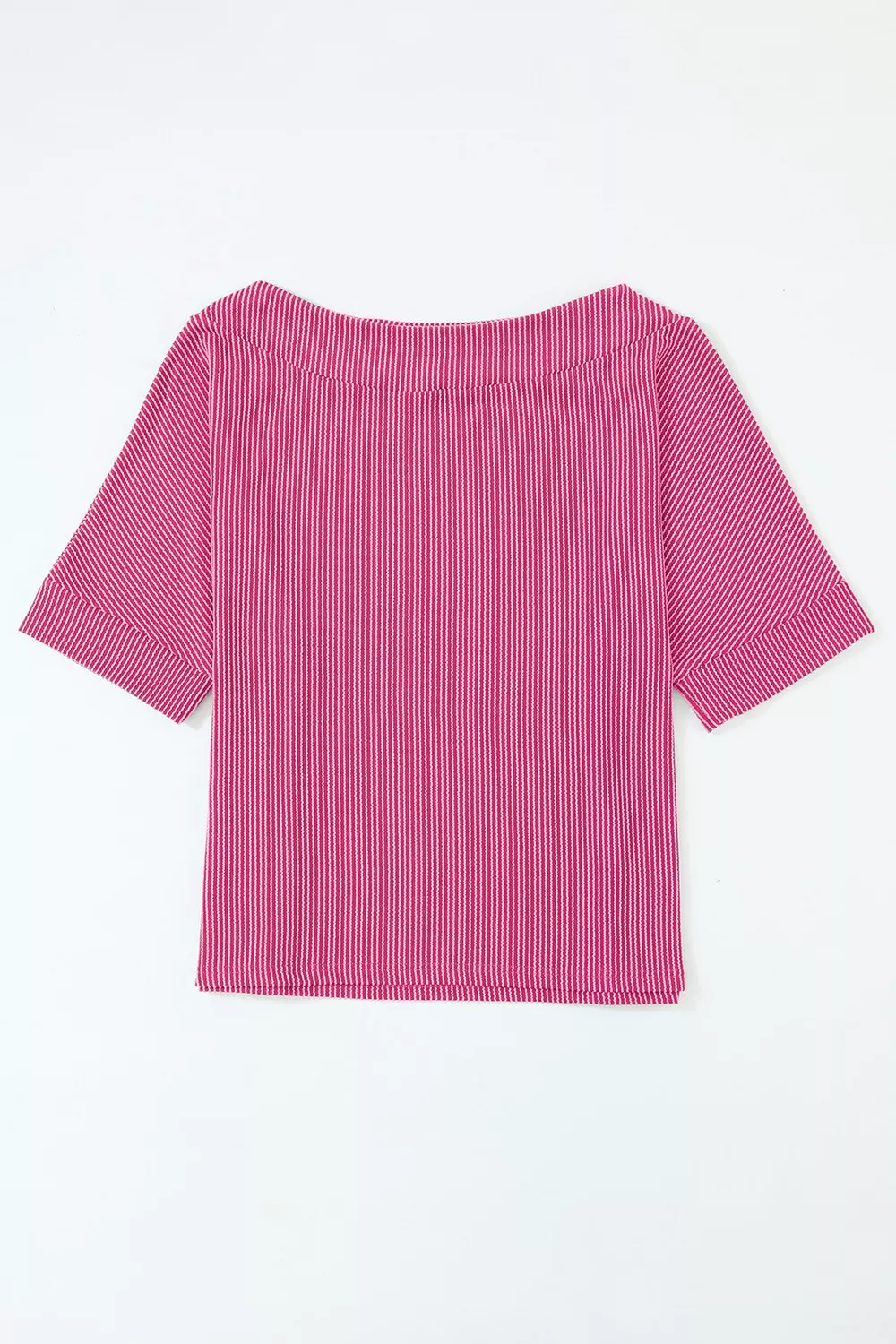 Ribbed Knit Off-Shoulder Blouse - Image 4