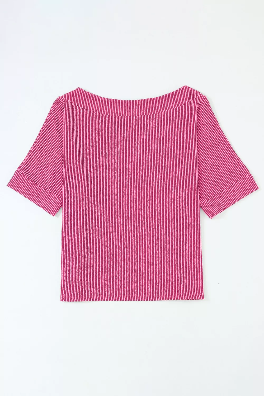 Ribbed Knit Off-Shoulder Blouse - Image 5