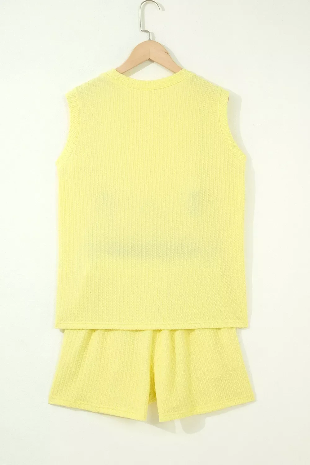 Ribbed Knit Tank and Shorts Set - Image 5