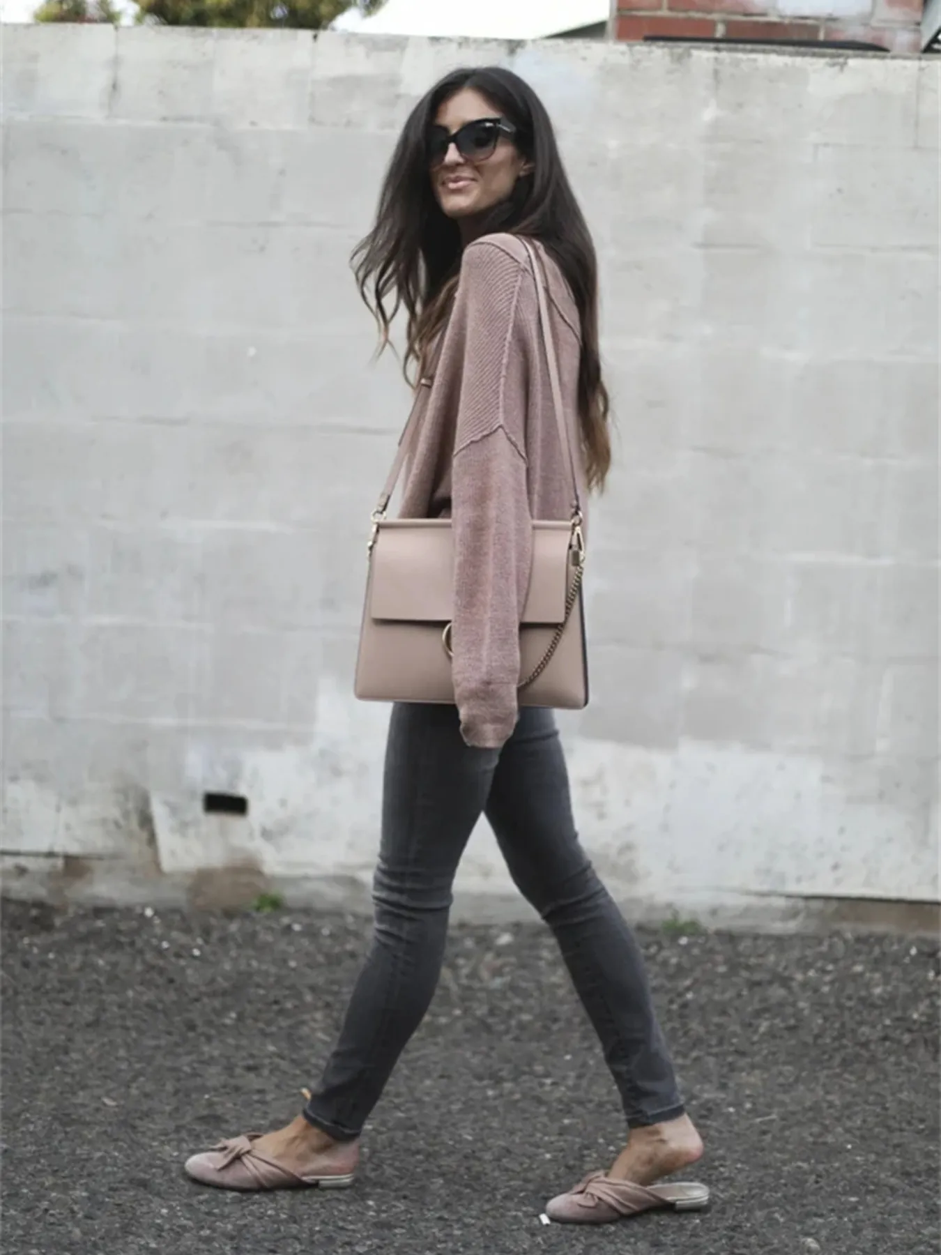 Ribbed Relaxed Fit Long Sleeve Sweater - Image 7