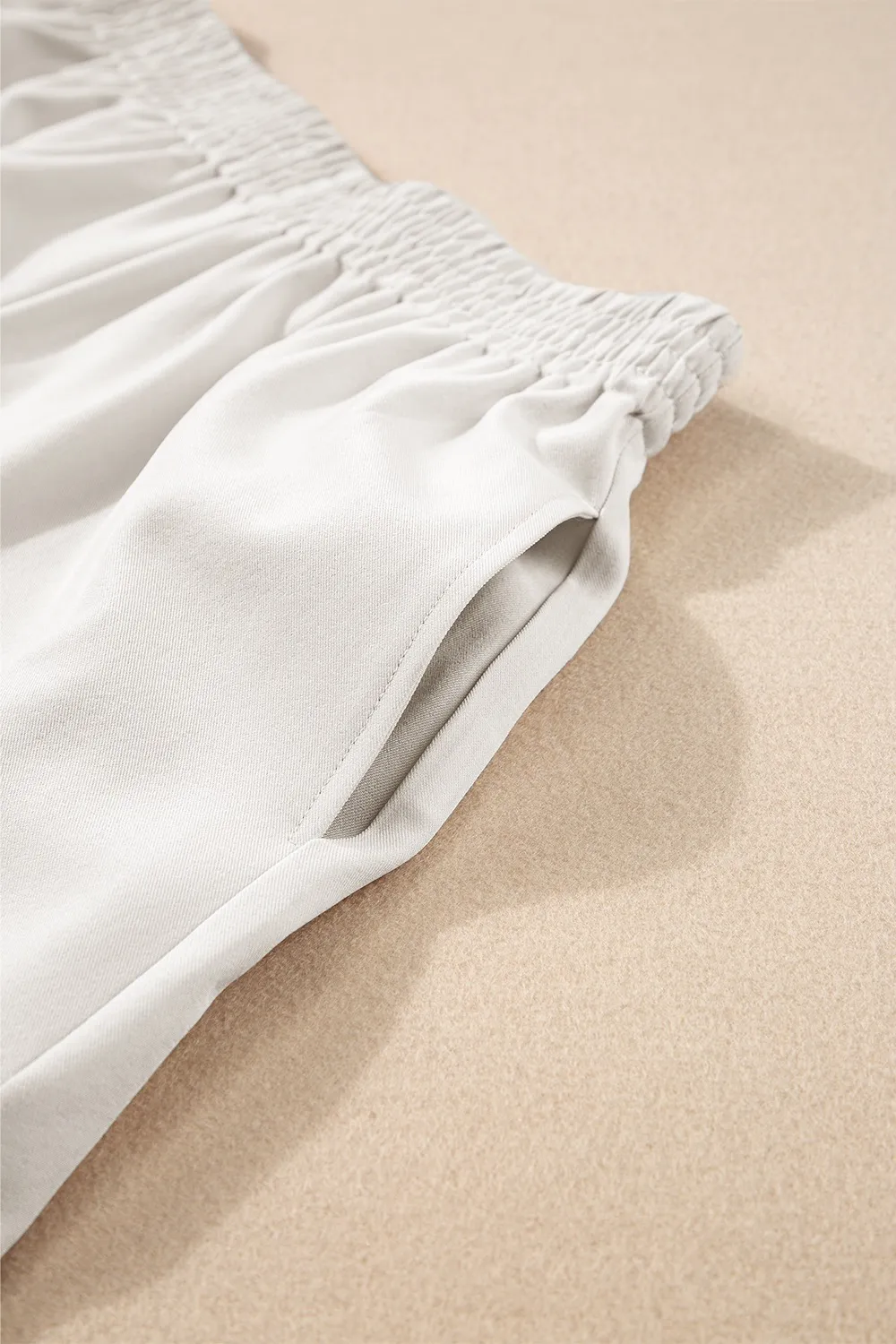 Ricrac Trim Tank Top and Elastic Waist Shorts Set - Image 15