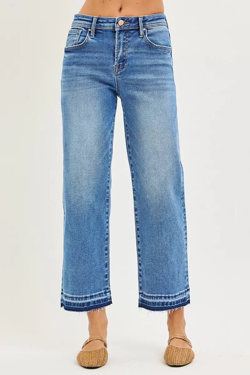 RISEN Full Size Slouchy Cropped Boyfriend Jeans Plus Size - Image 2