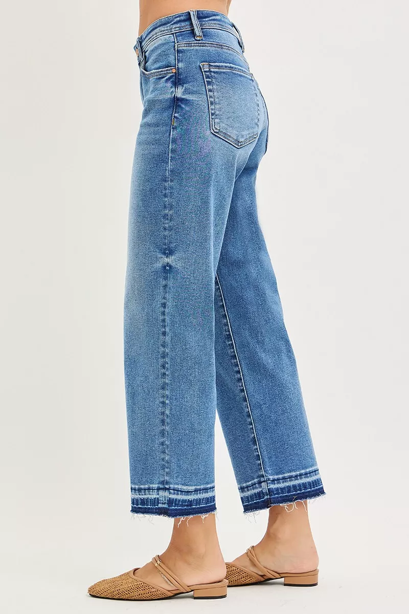 RISEN Full Size Slouchy Cropped Boyfriend Jeans Plus Size - Image 4
