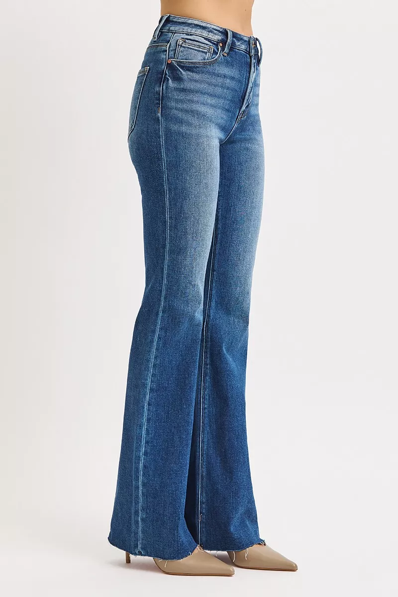 RISEN High Rise Flare Jeans - Image 4
