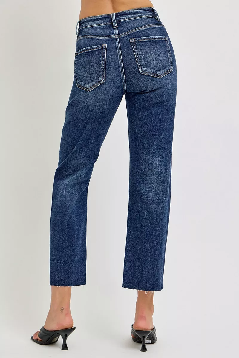 RISEN High Rise Slim Barrel Jeans - Image 5