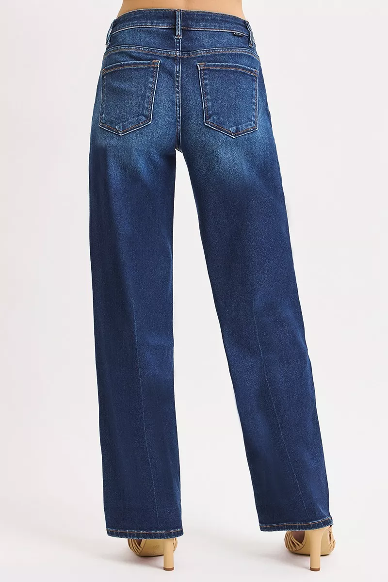 RISEN Mid Rise Wide Baggy Jeans - Image 5