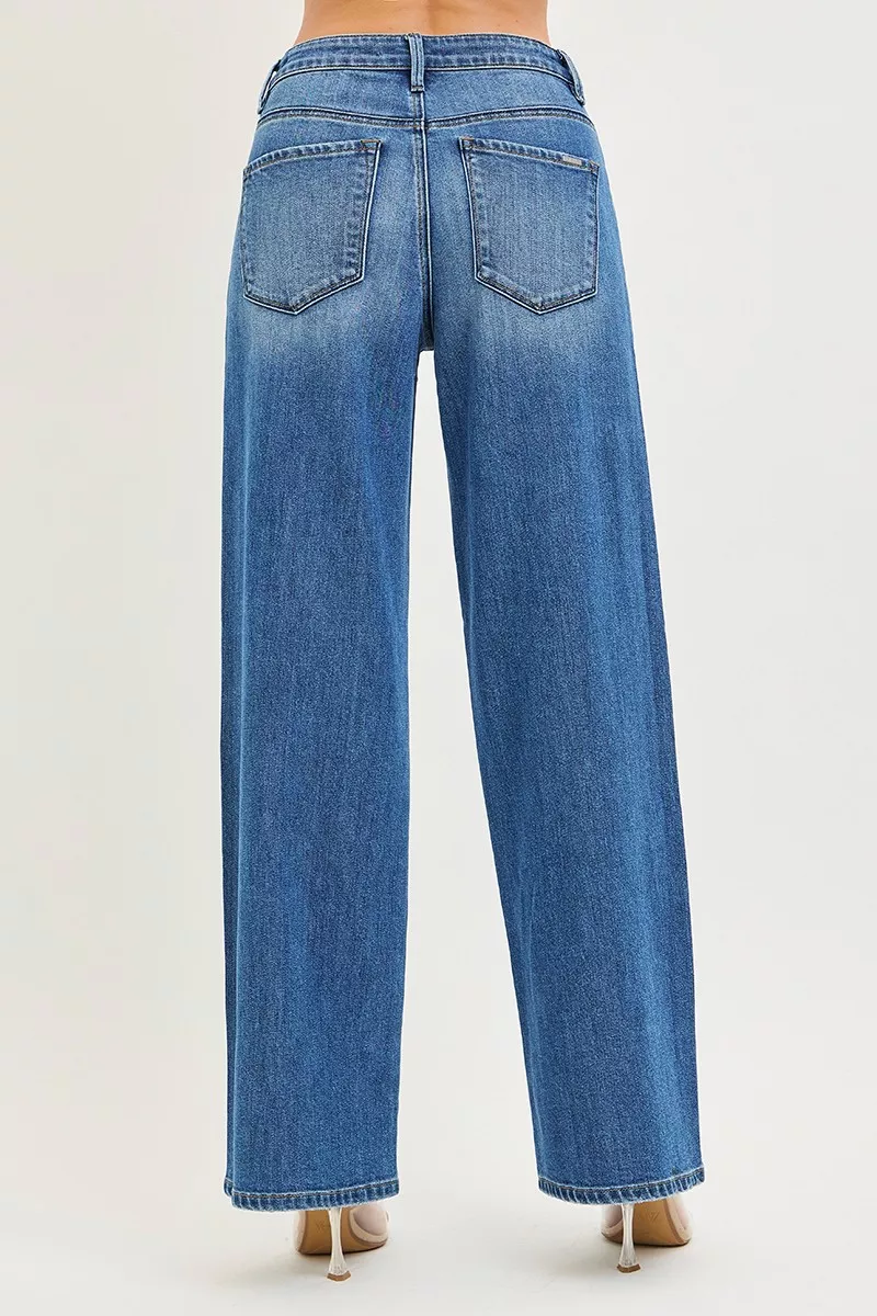 RISEN Slouchy Baggy Jeans with Pockets - Image 5