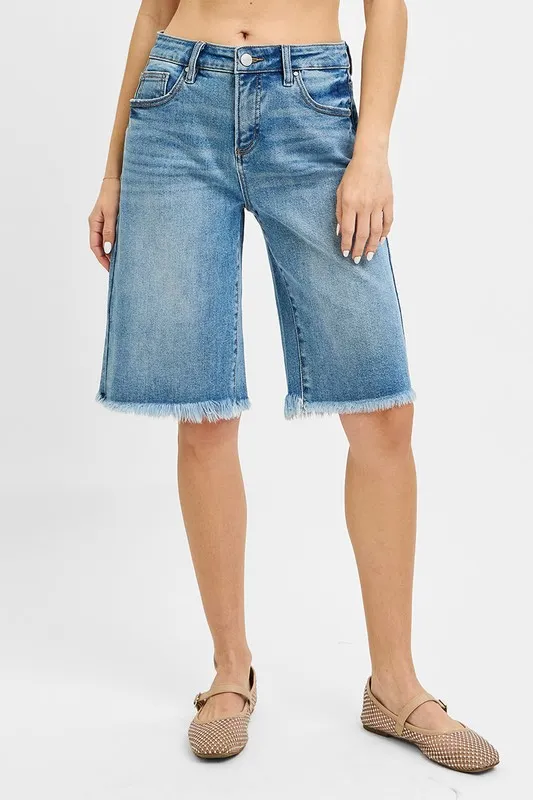 RISEN Tummy Control Mid Rise Fit Bermuda - Image 5