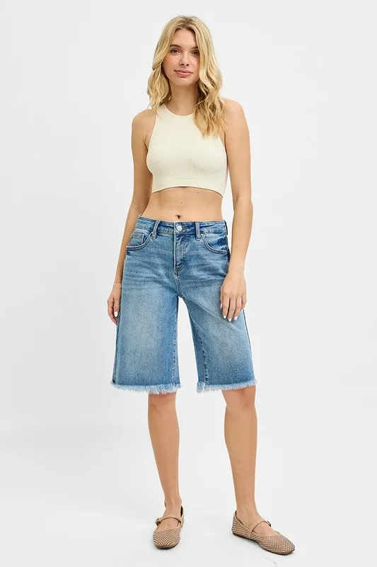 RISEN Tummy Control Mid Rise Fit Bermuda - Image 6