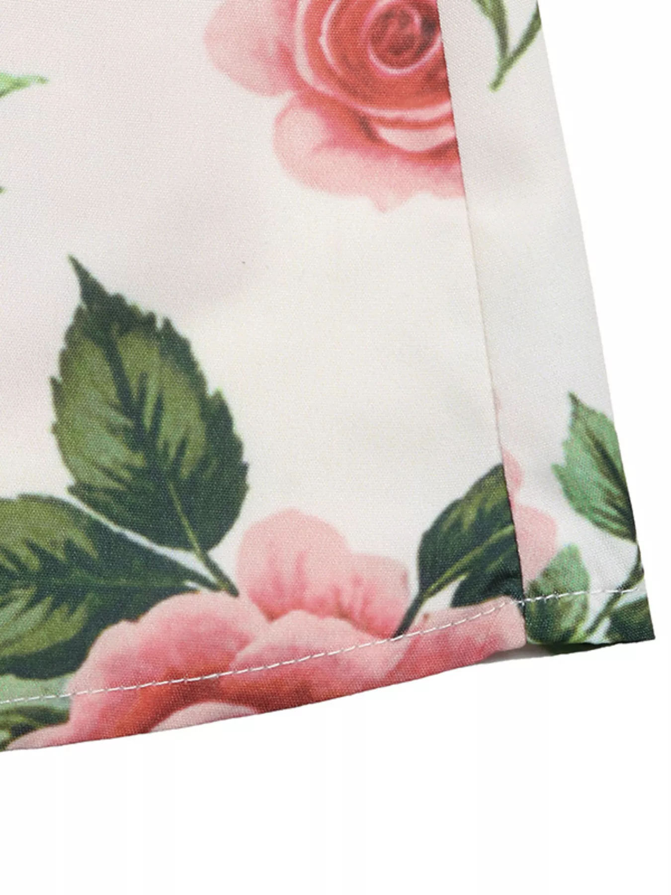 Rose Print Flowy Maxi Skirt - Image 8