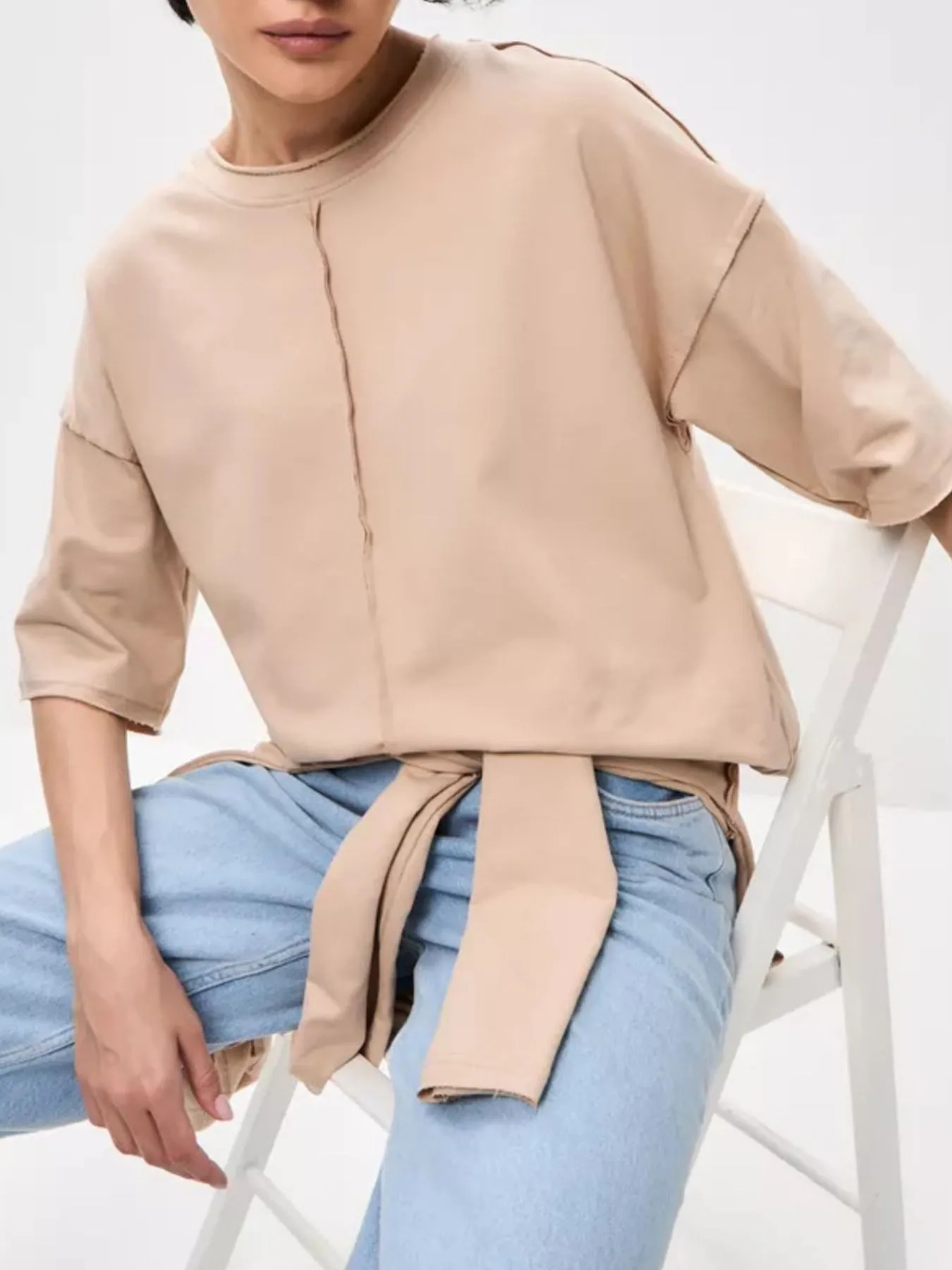 Round Neck Half Sleeve T-Shirt - Image 12