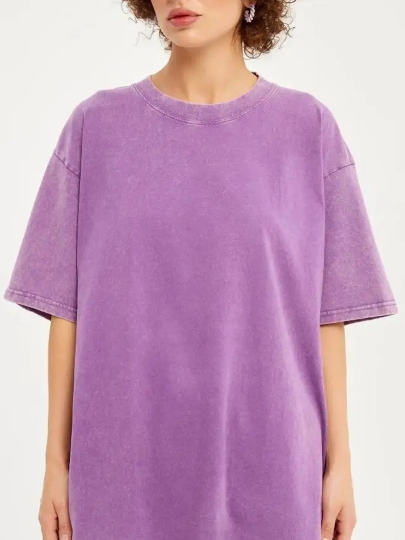Round Neck Short Sleeve T-Shirt - Image 15