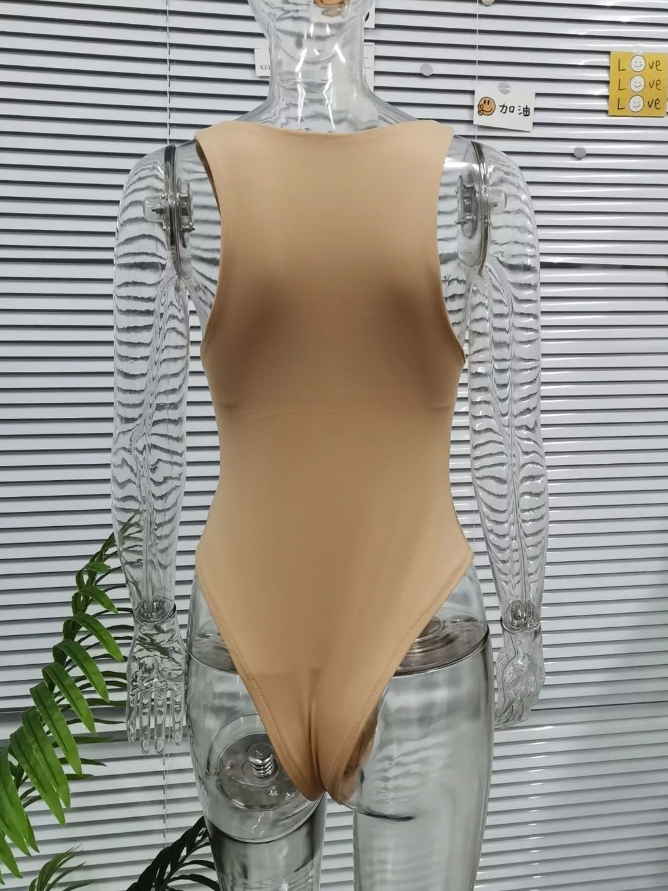 Round Neck Sleeveless Bodysuit - Image 6