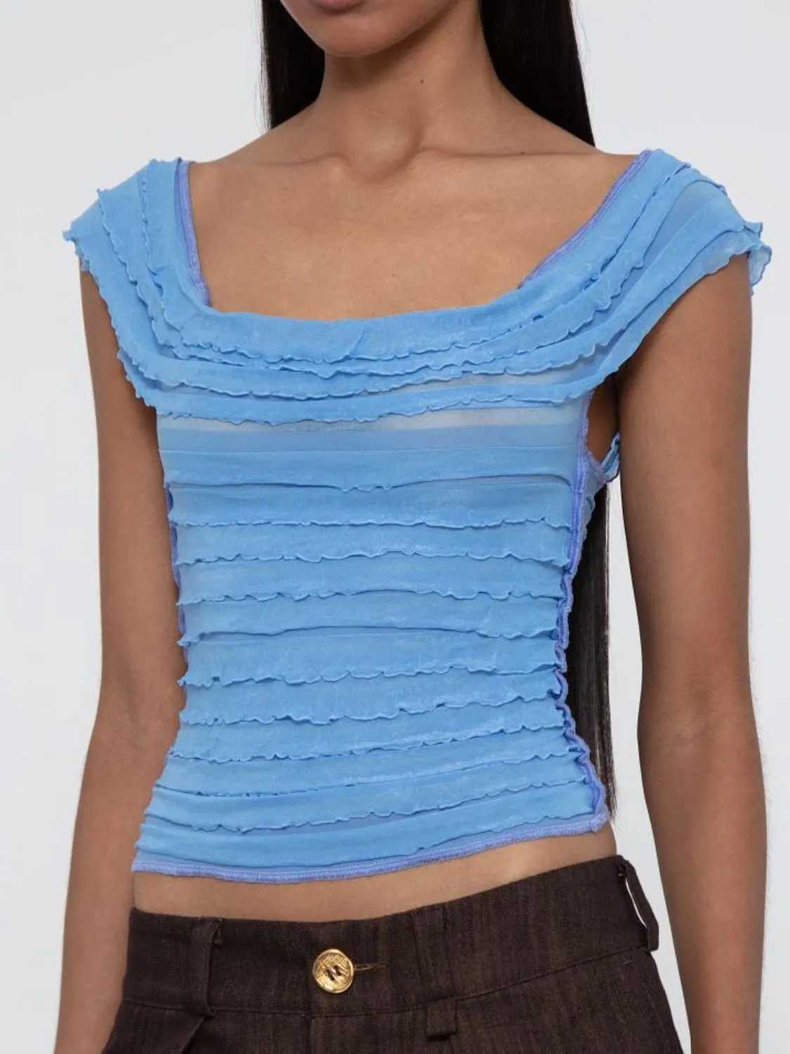 Ruched Solid Tank - Image 22