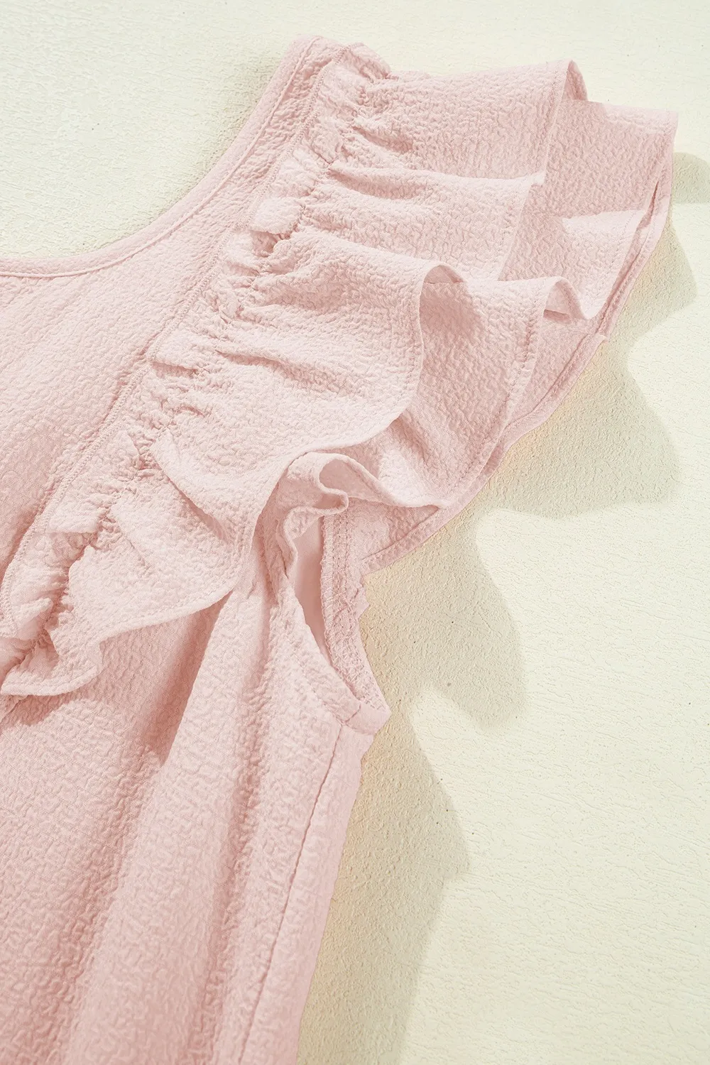 Ruffle Sleeve Bow Back Mini Dress - Image 8