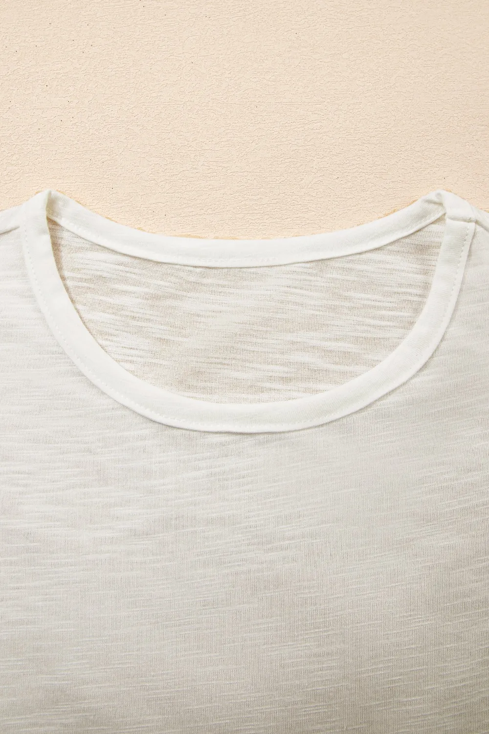 Ruffled Round Neck Cap Sleeve Blouse - Image 5