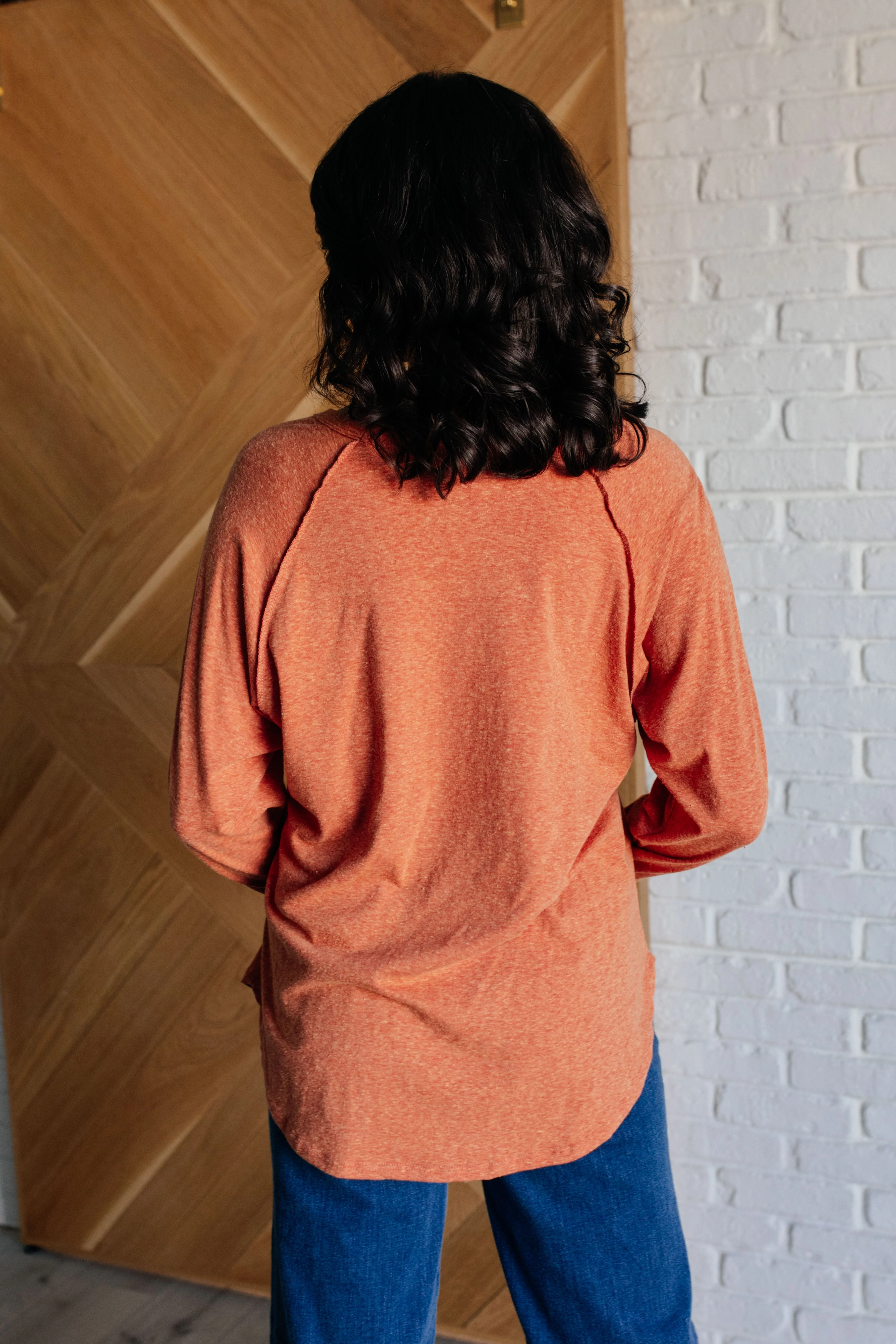 Rustic Charm Long Sleeve Top - Image 9