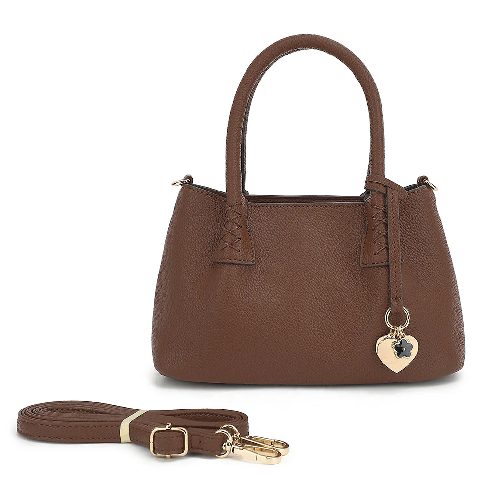 Satchel with Charm Detail - Image 3