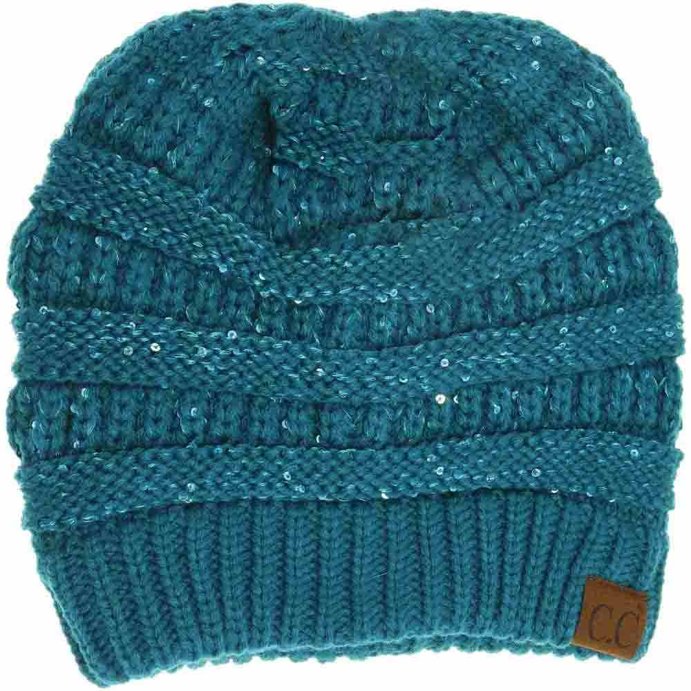 Sequin C.C Beanie Tail Beanie - Image 10