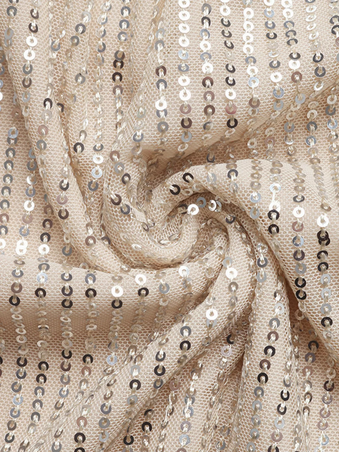Sequin Cutout Back Long Sleeve Blouse - Image 10
