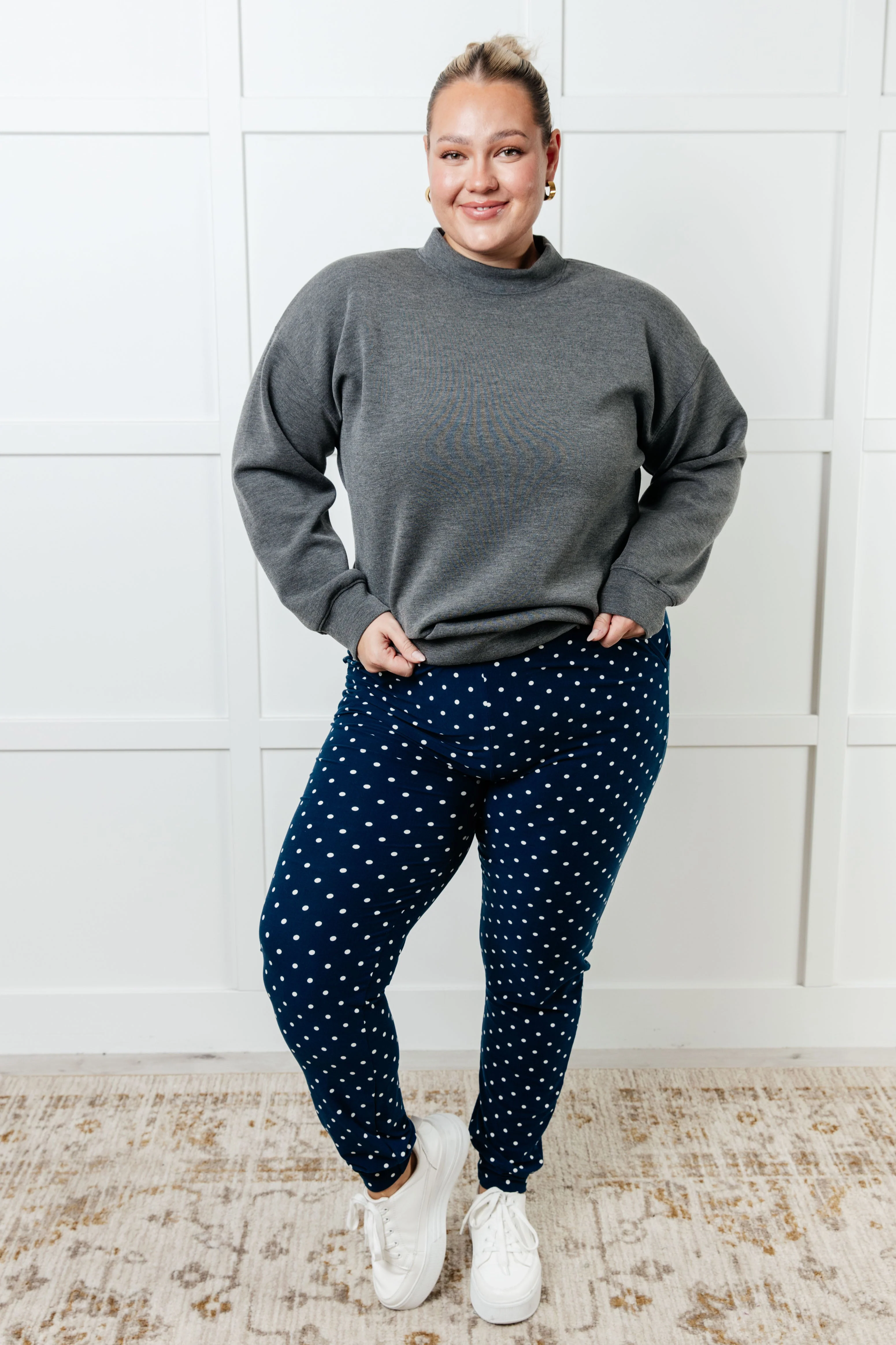 Settle In Mock Neck Sweatshirt - Image 2