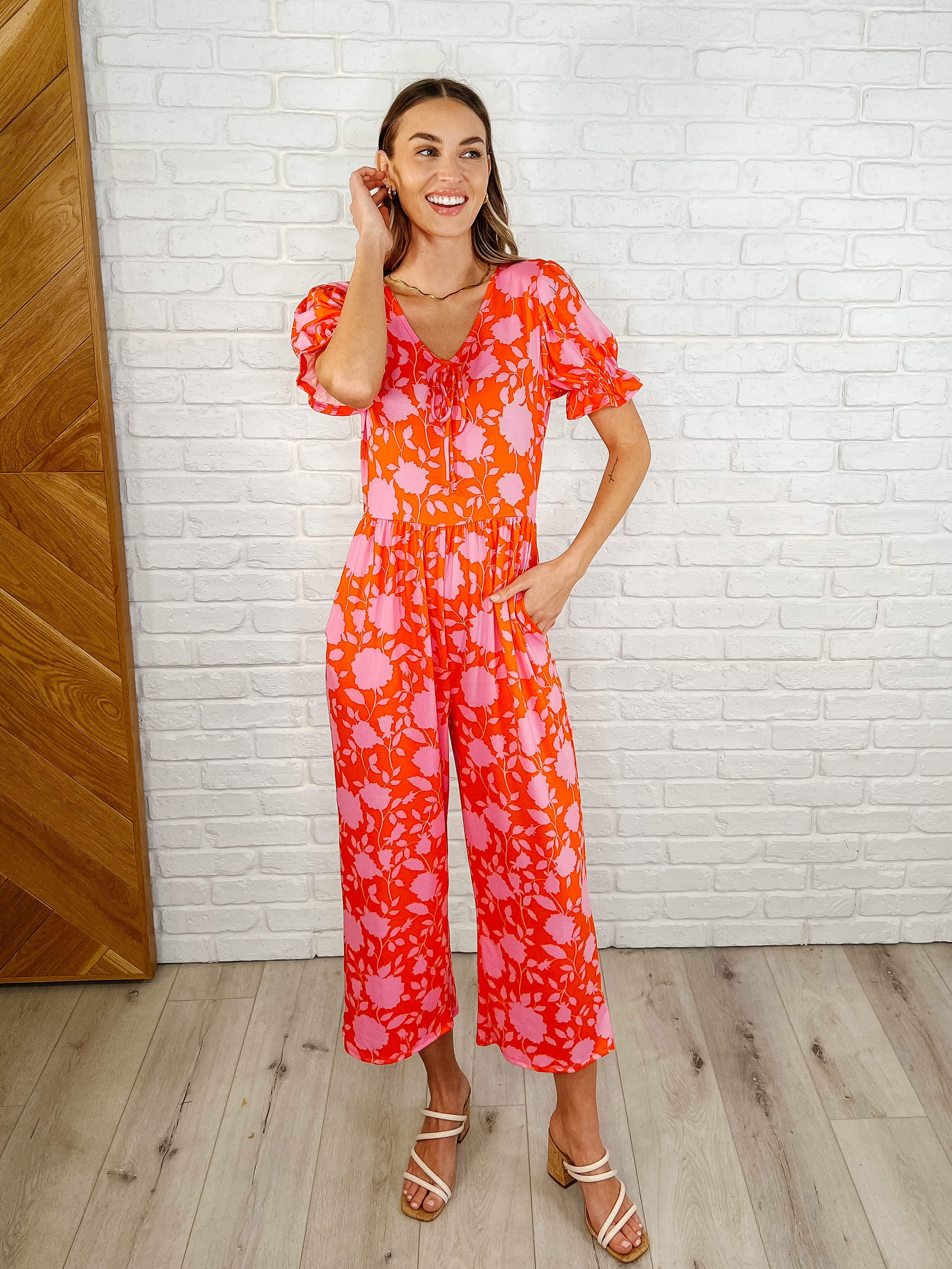 She's got Mojo Puff Sleeve Jumpsuit - Image 3