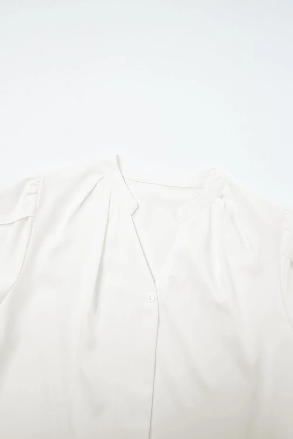 Short Sleeve Notched Blouse - Image 8