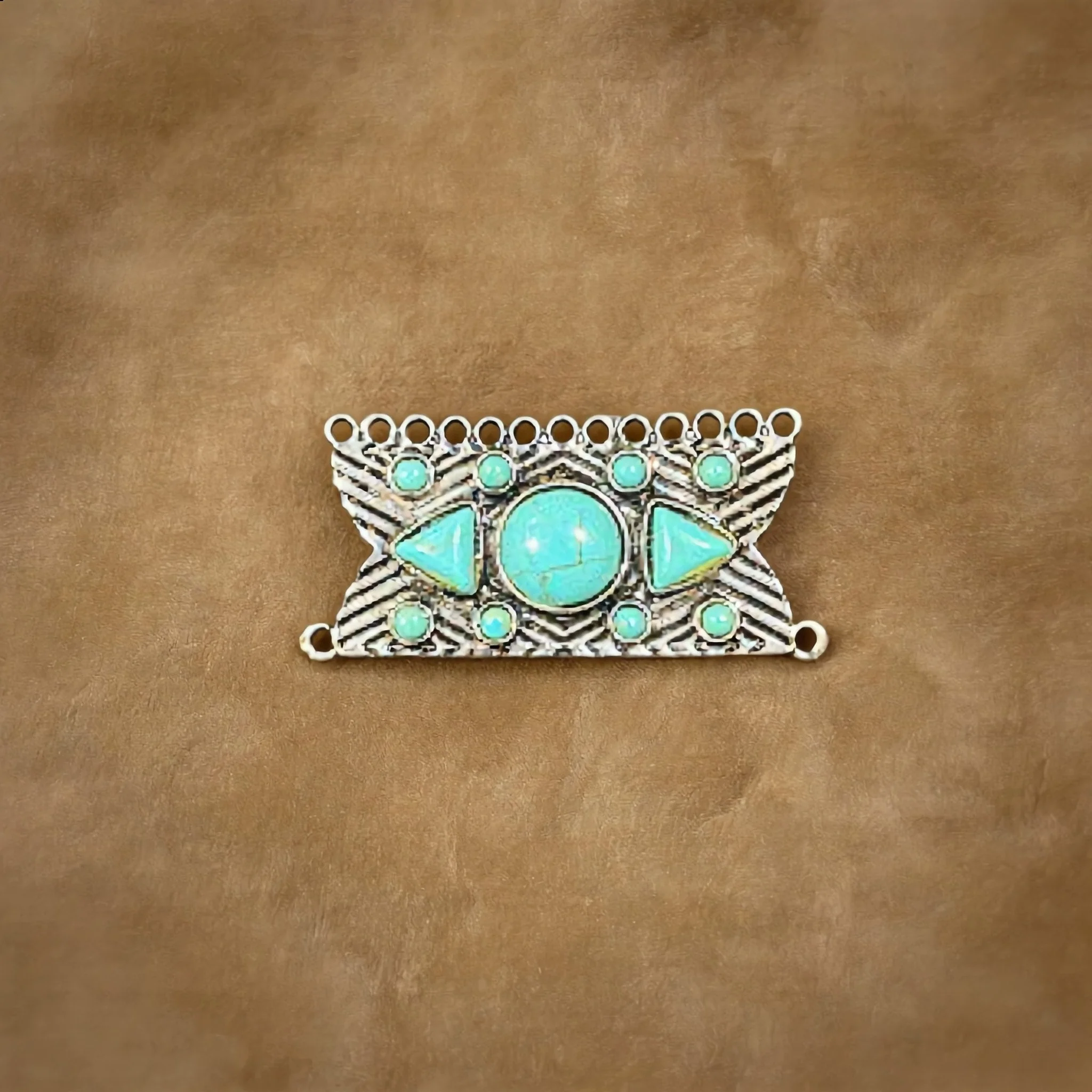 Silver Tone Bow Tie Pendant