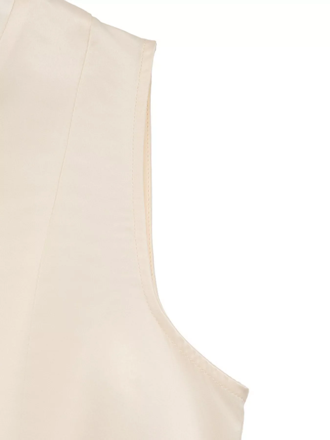 Sleeveless A-Line Midi Dress with Pockets - Image 9