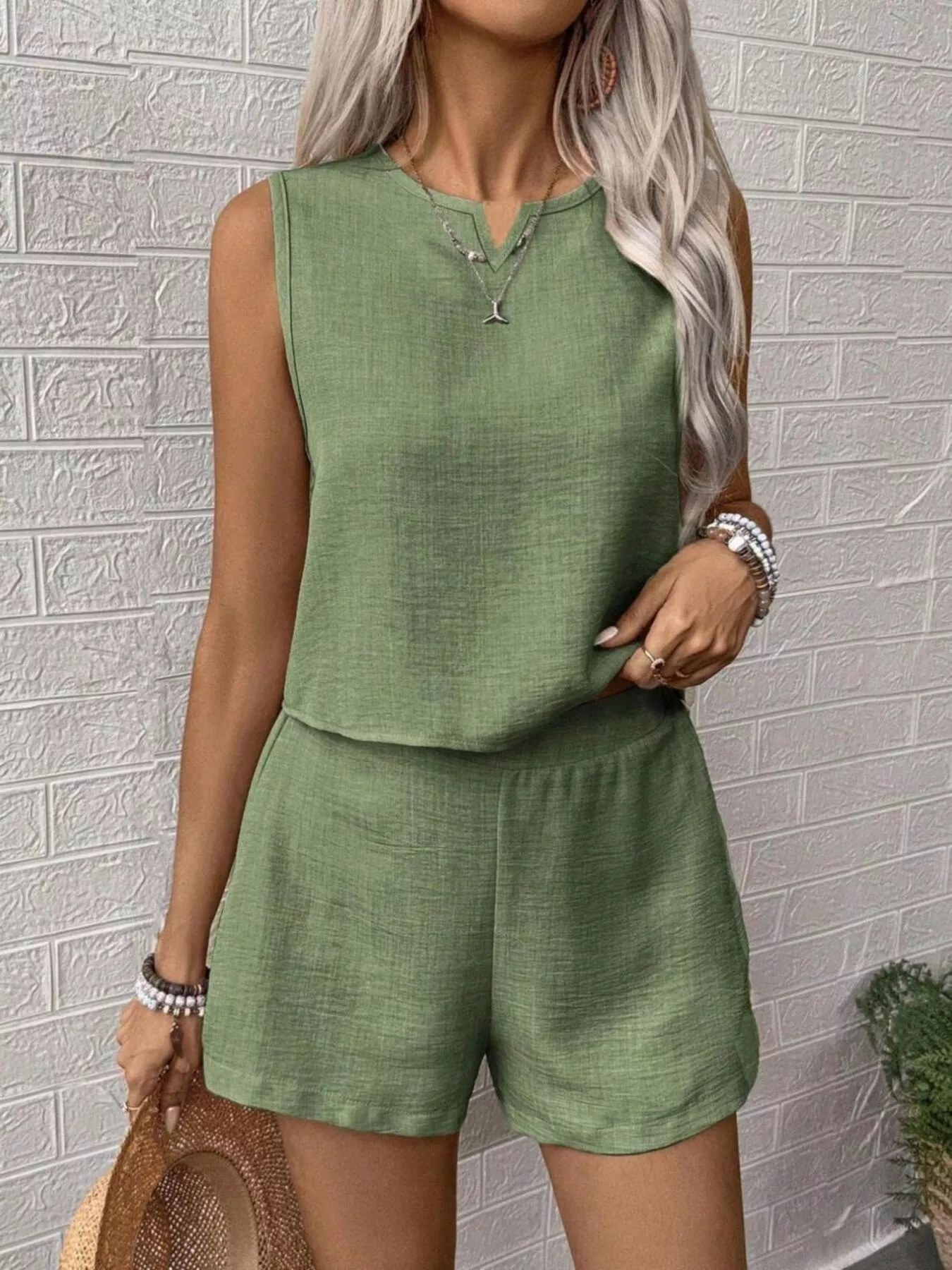Sleeveless Top and Shorts Casual Set - Image 19