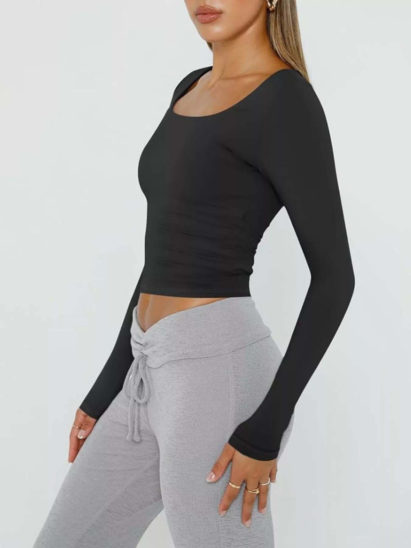 Slim Fit Long Sleeve T-Shirt - Image 3
