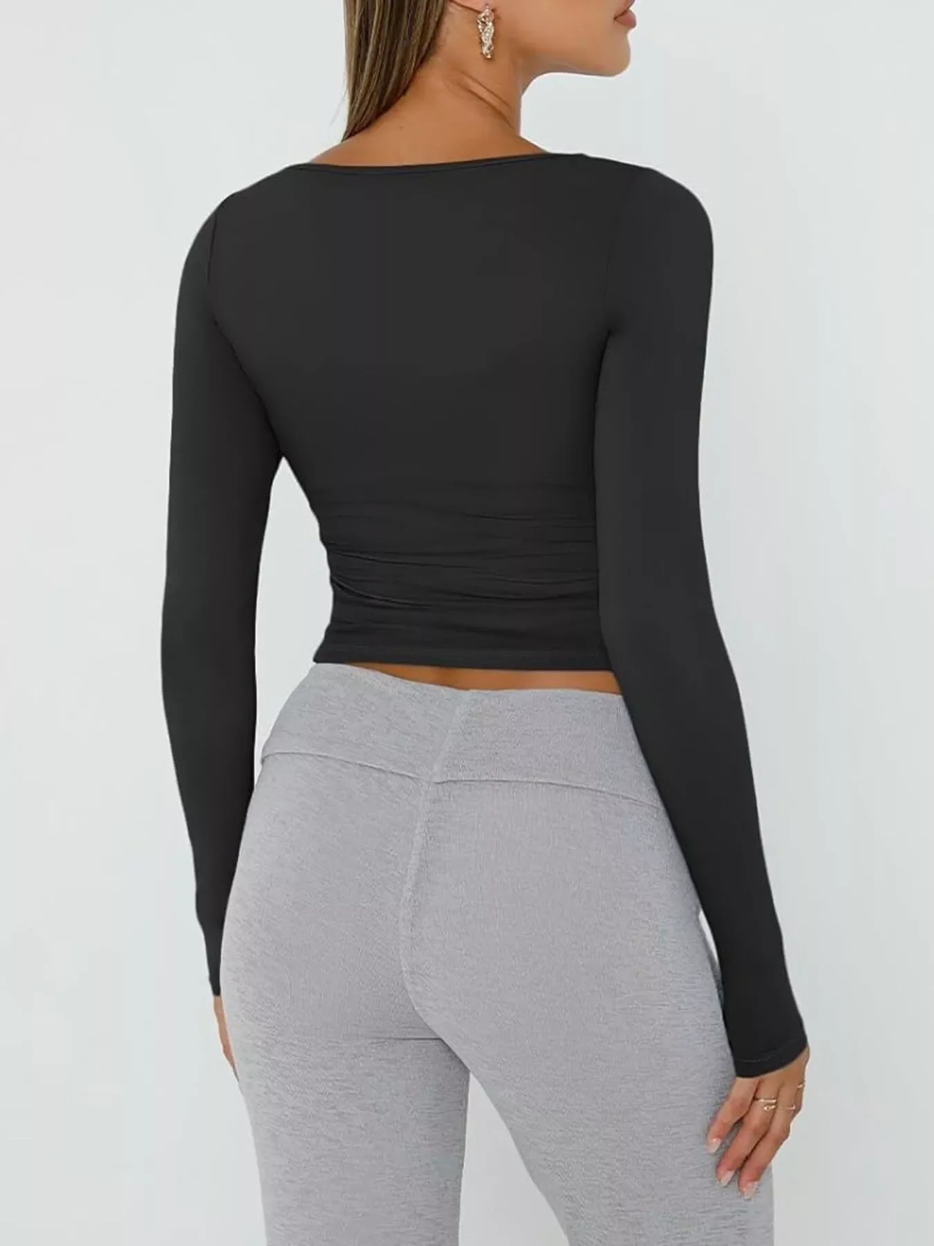 Slim Fit Long Sleeve T-Shirt - Image 4