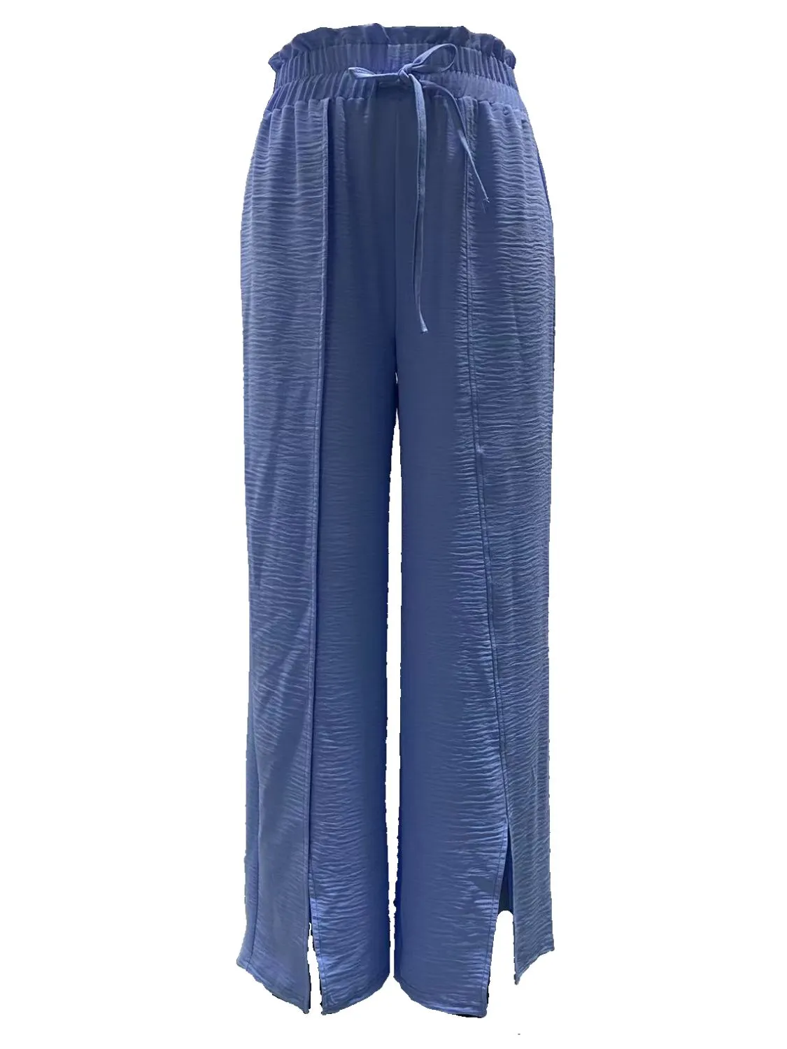 Slit Wide Leg Pants - Image 5