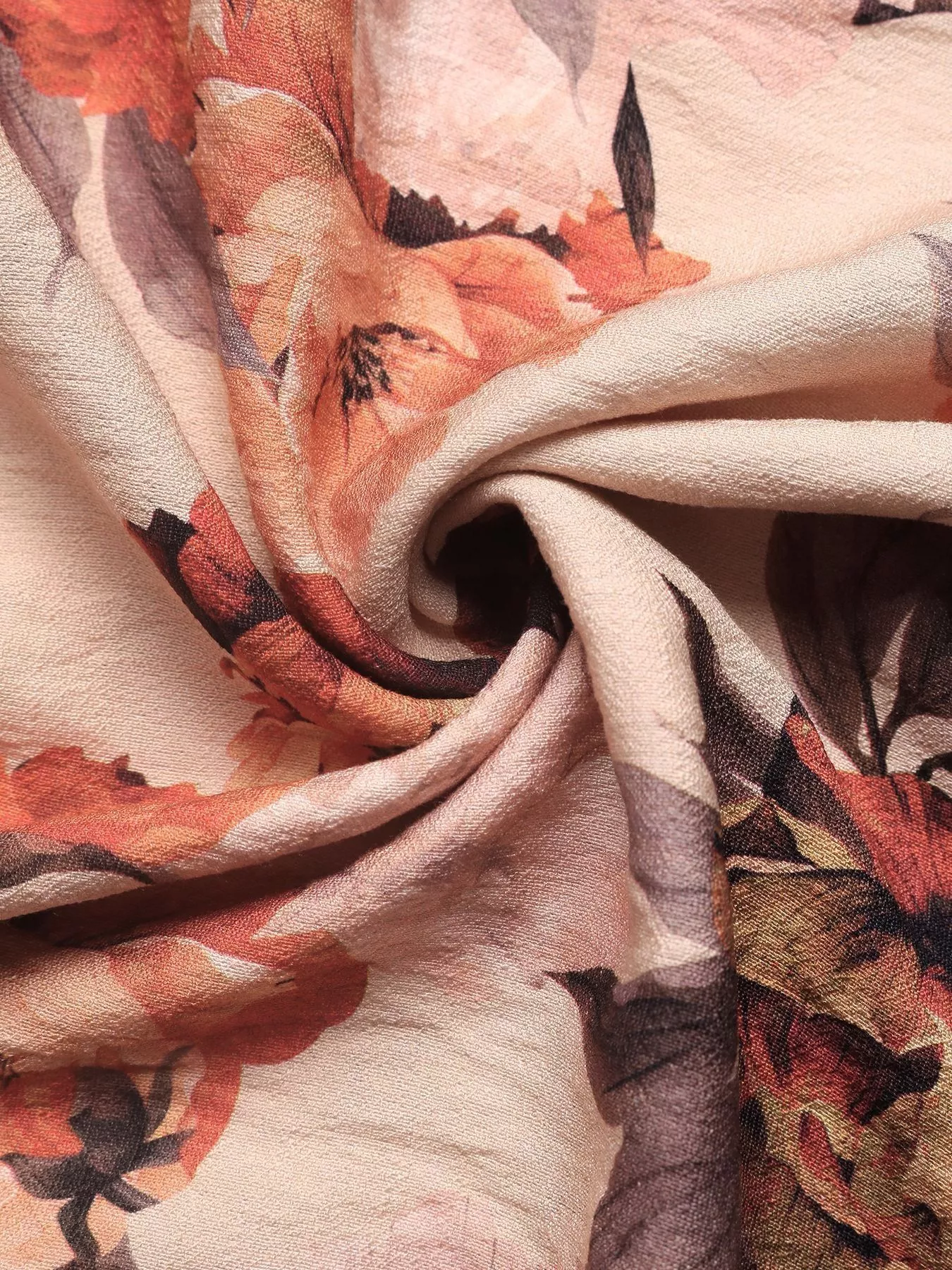 Smocked Floral Print Flounce Sleeve Dress - Image 11
