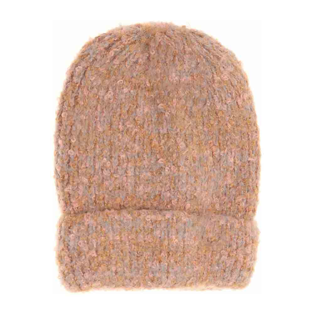 Soft Boucle Knit Cuff C.C Beanie - Image 2