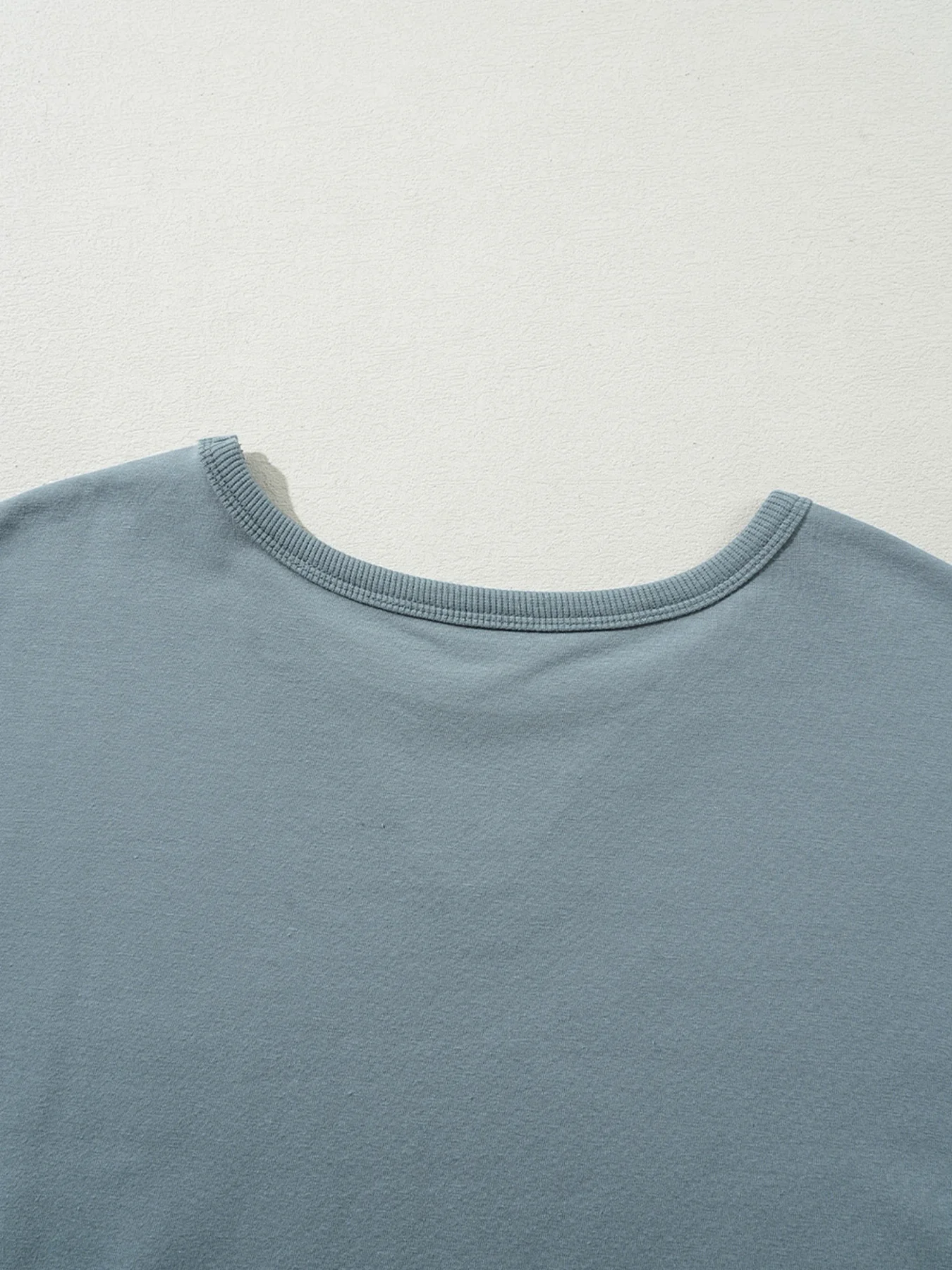 Solid Color Cap Sleeve Drop Waist T Shirt Dress - Image 16