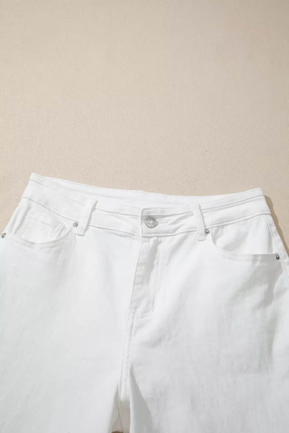 Solid Color Loose Casual Jeans - Image 8