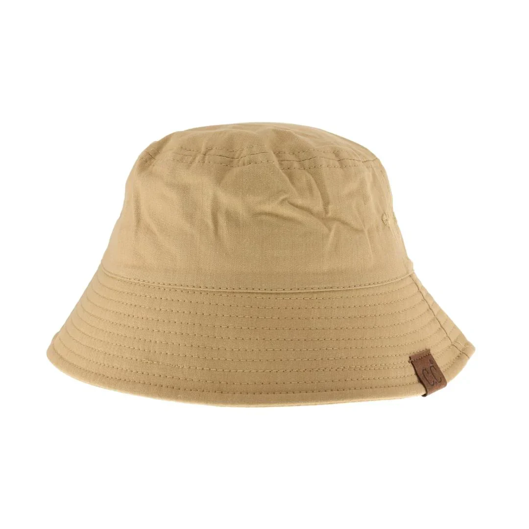 Solid Cotton C.C Bucket Hat - Image 4