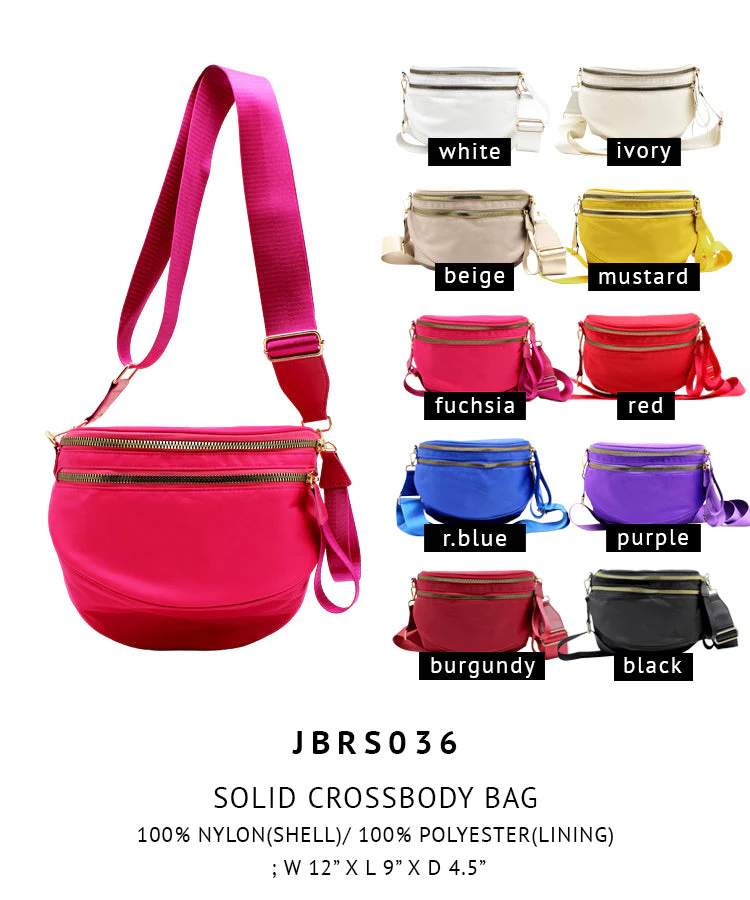 Solid Crossbody Bag - Image 4