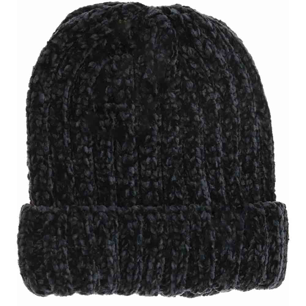 Solid Ribbed Chenille C.C Beanie - Image 4