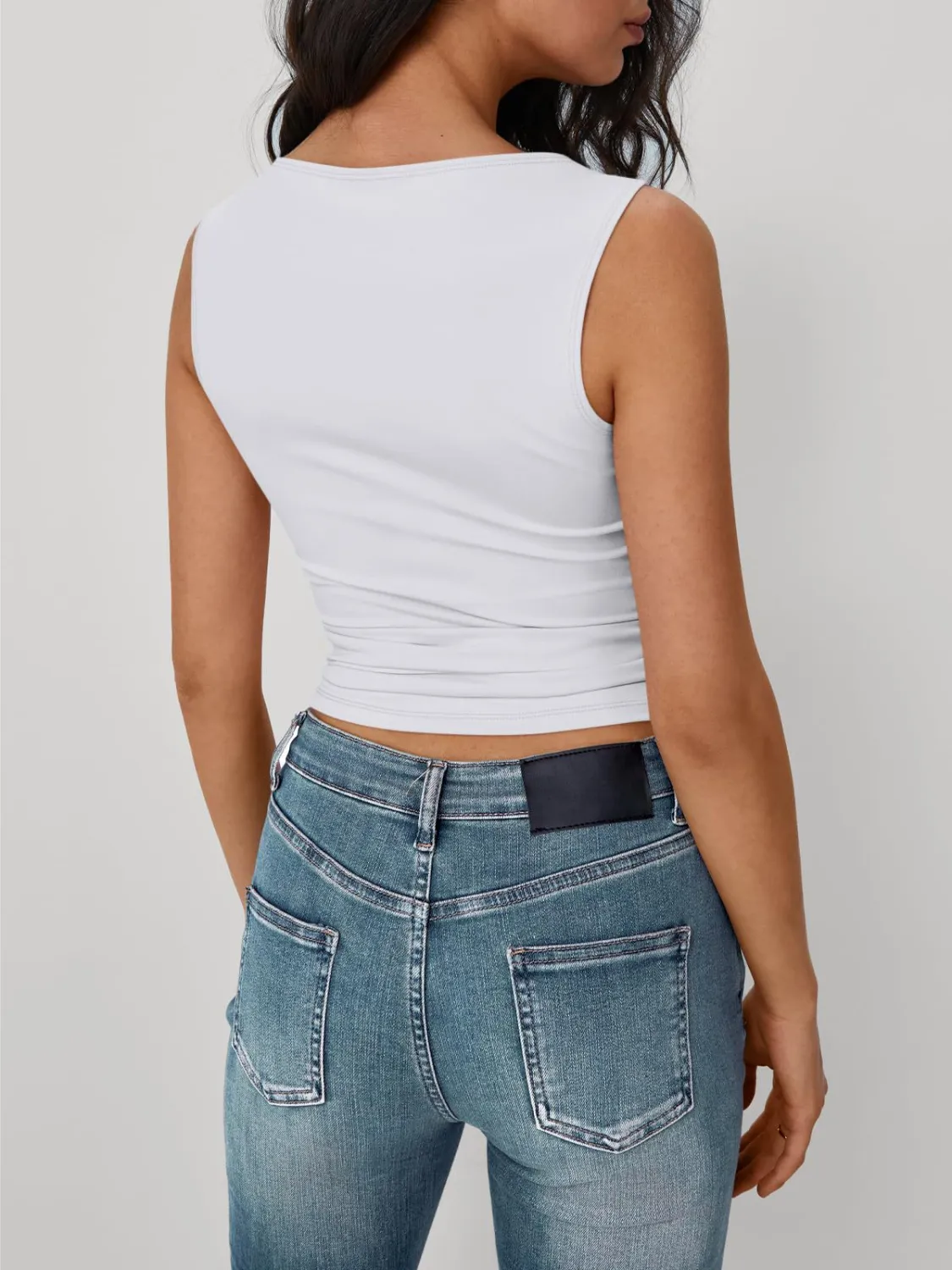 Solid Round Neck Tank - Image 10