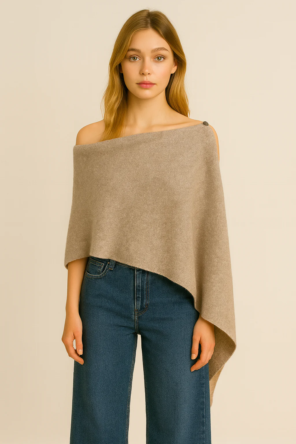Solid Triangle Scarf - Image 7