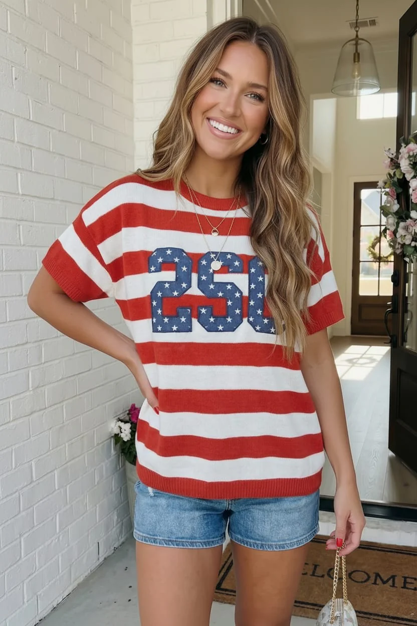 Stars and Stripes '250' Top - Image 5