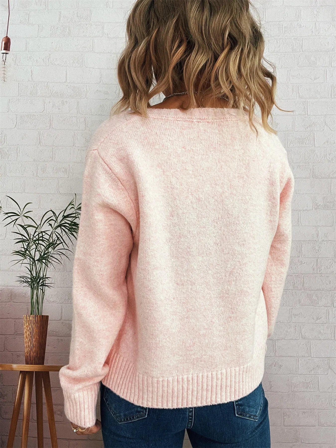 Strawberry Button Up Long Sleeve Cardigan - Image 6
