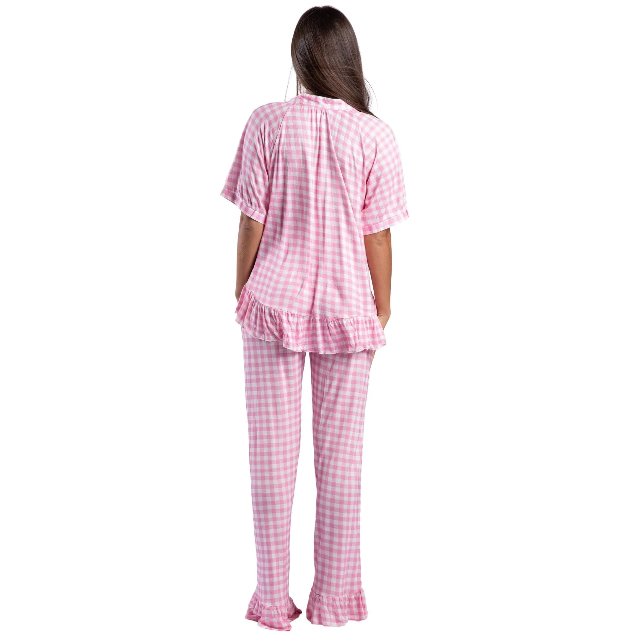 Strawberry Picnic Bamboo Pant Set - Image 3