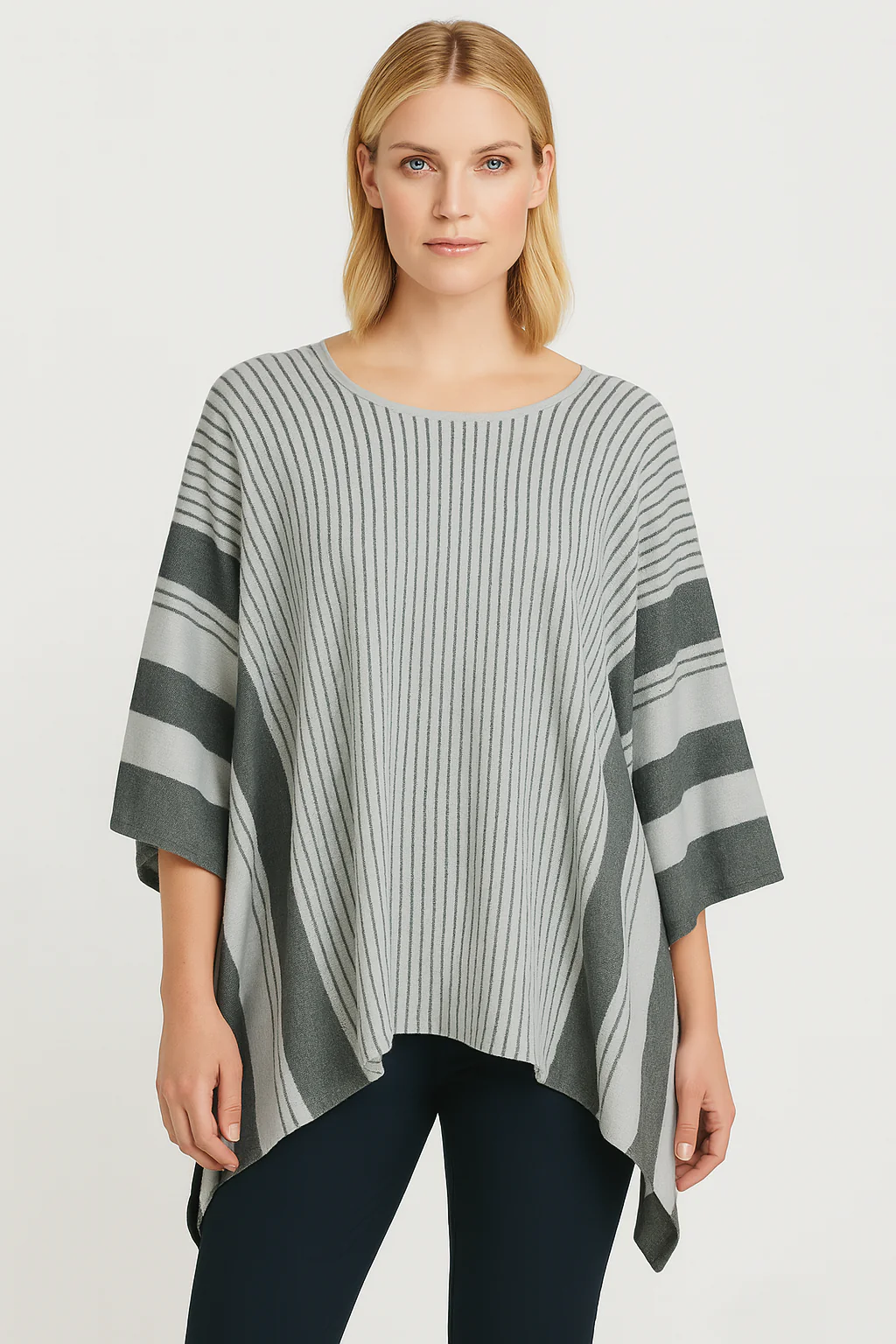 Stripe Poncho