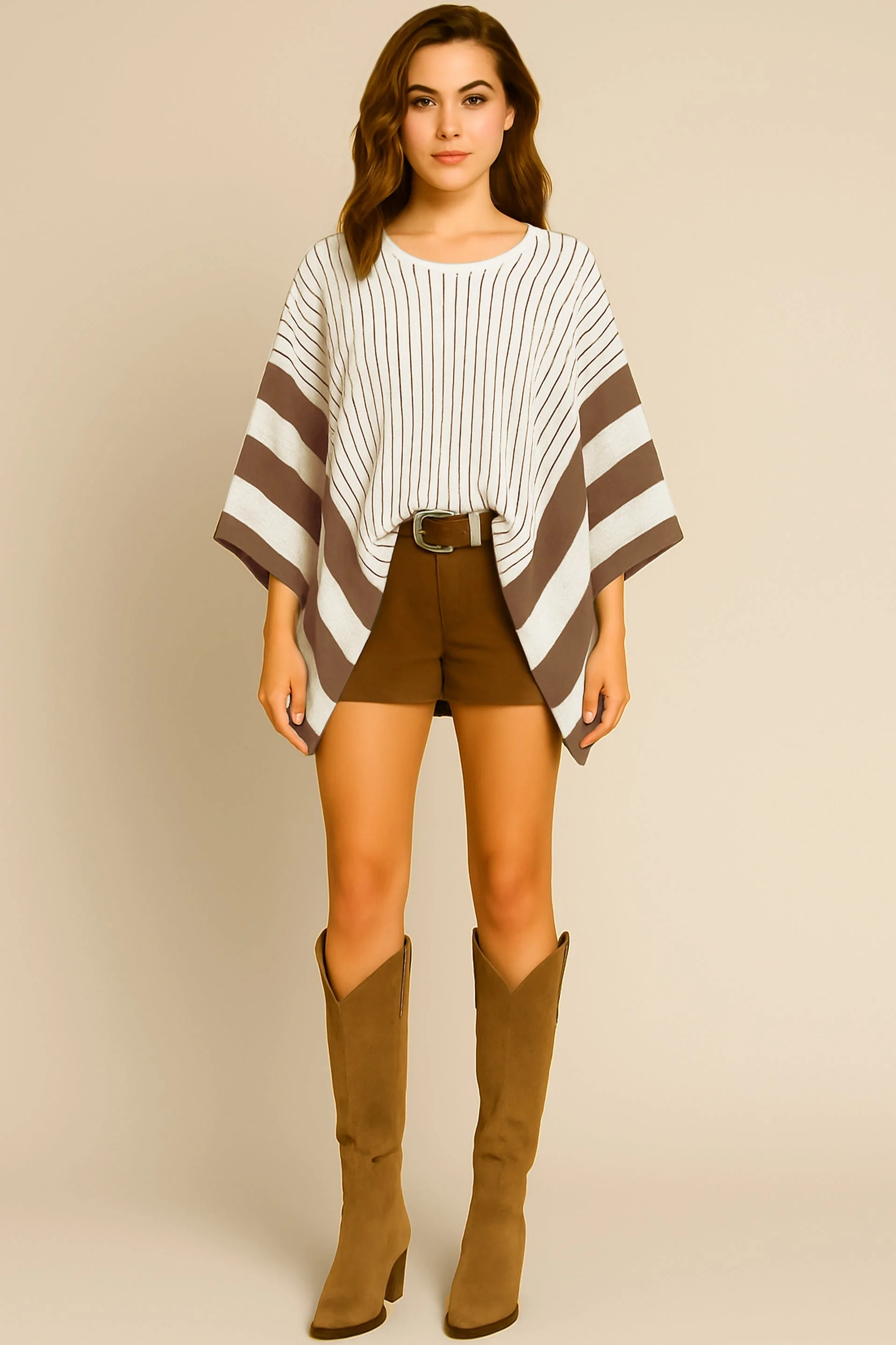 Stripe Poncho - Image 2