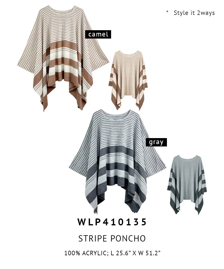 Stripe Poncho - Image 5