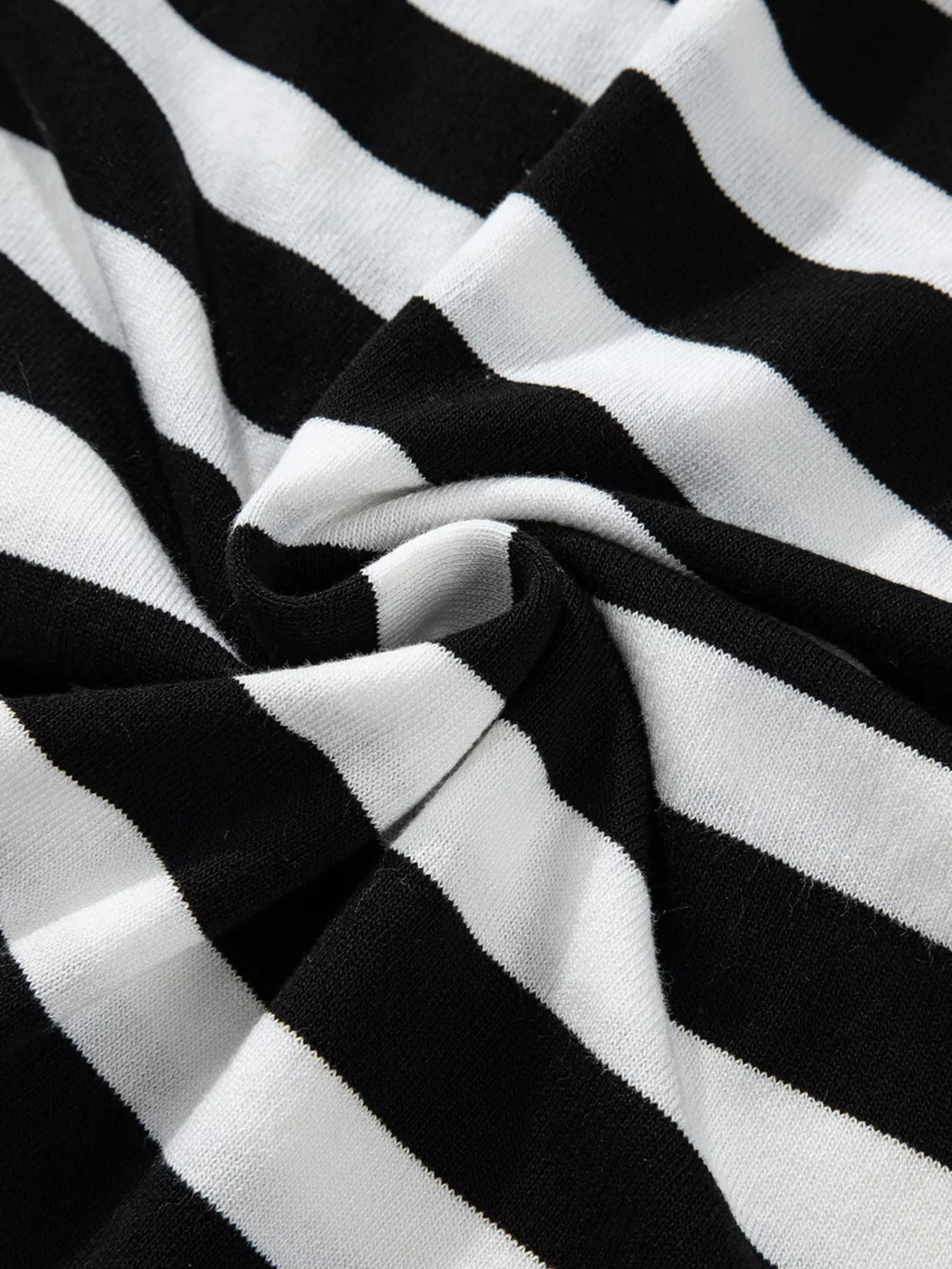Stripe Slim Fit High Neck Knit Sweater - Image 9