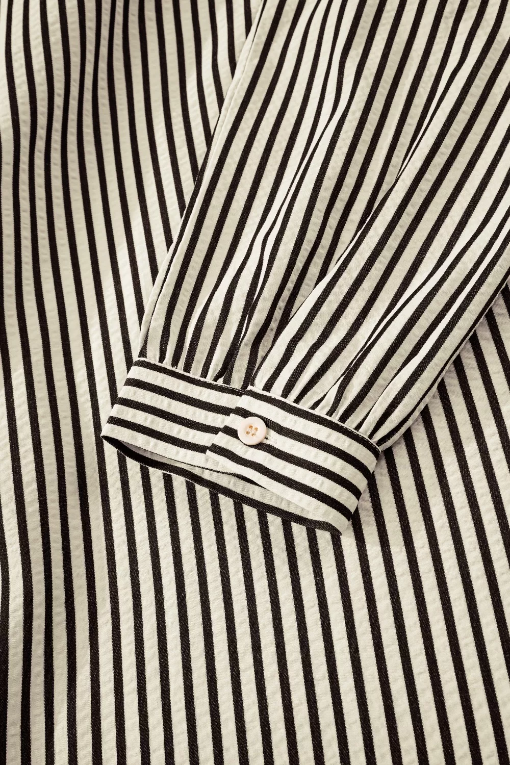 Stripe V Neck Zip Front Cinched High Waist Midi Dress - Image 12